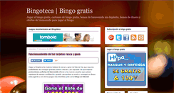 Desktop Screenshot of bingoteca.es