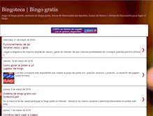 Tablet Screenshot of bingoteca.es